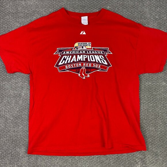 Boston Red Sox 2007 American League Champions T Shirt XL World Series - Picture 1 of 10